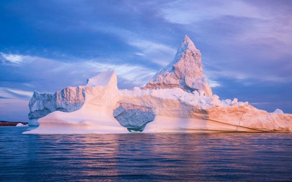 格陵兰岛漂亮的冰山图片高甭电脑壁纸