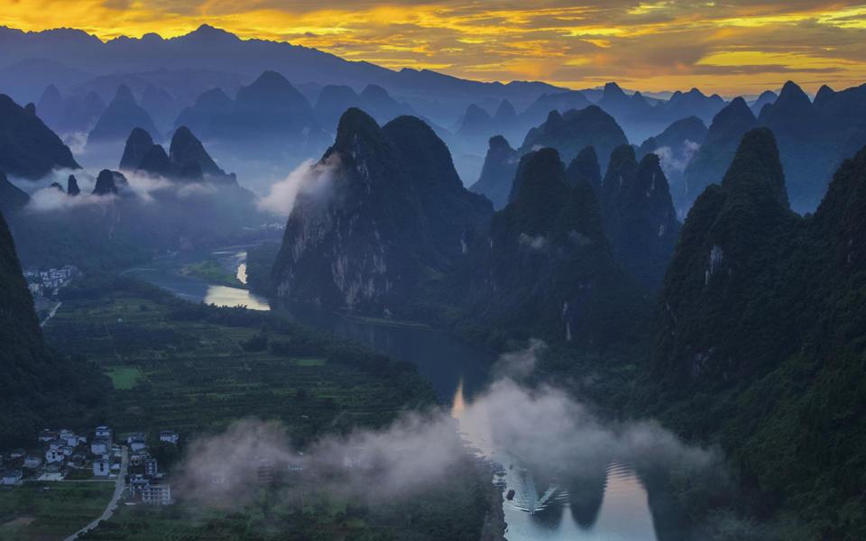 桂林漓江风景区高清图片风景图片